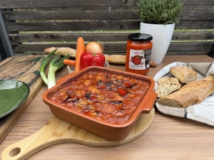 Prebranec z ajvarjem