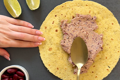 Recept Tofu smashed tortilja - 2.korak