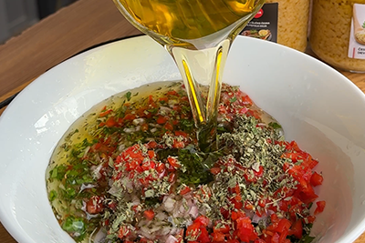 Recept Chimichurri omaka s česnom v ekstra deviškem oljčnem olju - 4.korak