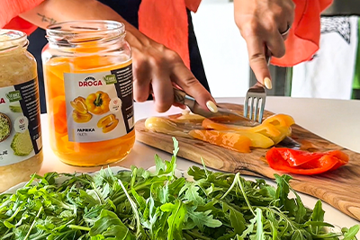 Recept Poletna solata z burrato - 1.korak