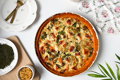 Recept Krompirjeva pita z lososom - 5.korak