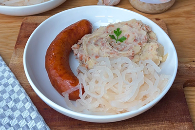 Recept Matevž s kislo repo in kranjsko klobaso - 6.korak