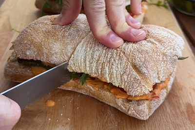 Recept Sočni sendviči s piščancem - 6.korak