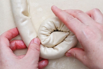 Recept Polžki s kislim zeljem DROGA - 3.korak