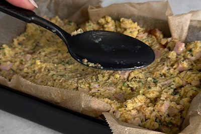 Recept Velikonočna prata s toplo hrenovo omako in polnjenimi jajčki - 4.korak