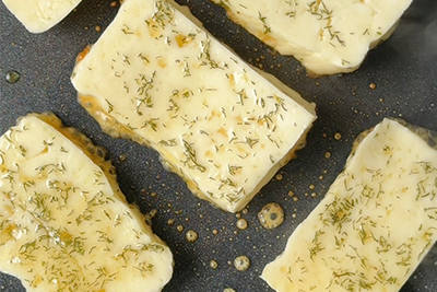 Recept Pita kruhek z medenim halloumi sirčkom - 2.korak