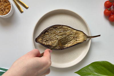 Recept Polnjen jajčevec z lečo - 4.korak