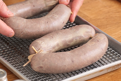 Recept Krvavice s kislo repo - 1.korak