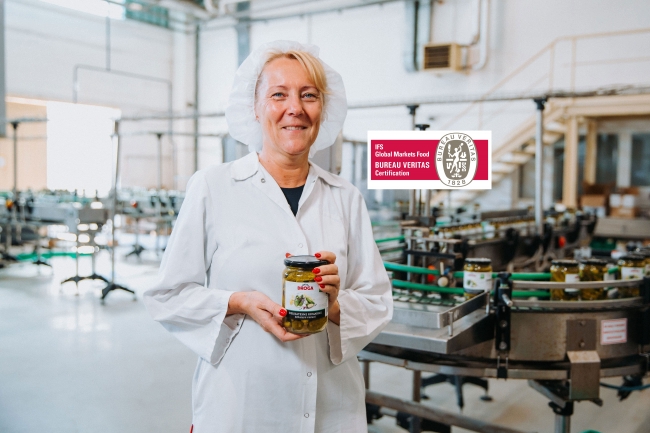PONOVNO PREJELI POTRDILO IFS GLOBAL MARKETS FOOD 